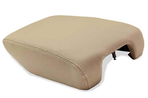 Fits 1999-2005 Lexus GS300 GS400 GS430 Tan Synthetic Leather Console Lid Armrest Cover (vinyl part only)