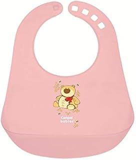 Canpol babies Plastic Bib with Pocket_pink