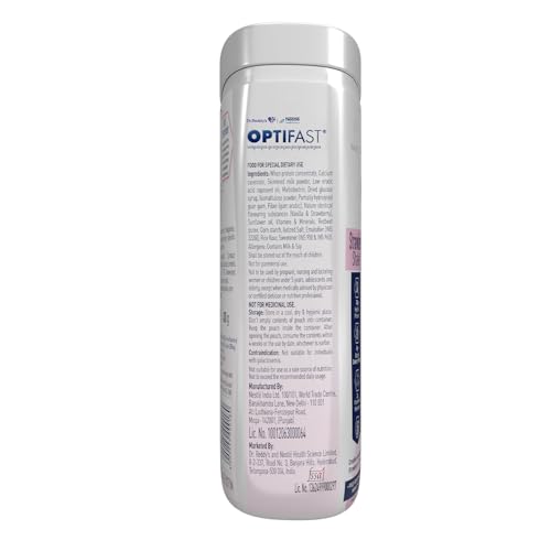 Image of Optifast Weight Management Shake | Strawberry Flavour | Scientifically Designed Weight Loss Diet | Meal Replacement Shake for Weight Loss | 400g Jar