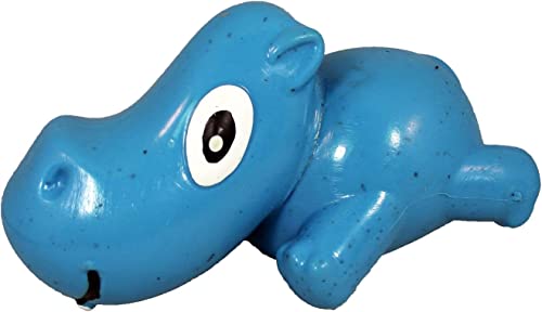 3-Play-Hippo-Dog-Toy-Ecolast-Post-Consumer-Recycled-Material-Blue