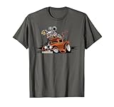 DigiRods Rat Rod Racer 1930s Hot Rod Truck Cartoon Car T-Shirt