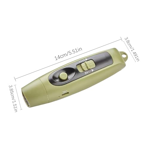 Sifflet electrique multifonction 3 bruits reglables avec lampe led rechargeable