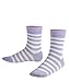 Produktbild FALKE Unisex Kinder Double Stripe K SO Socken, Blickdicht, Lila (Light Lilac 6819), 39-42 (13-16 Jahre)