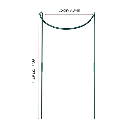 Support de tige d'escalade en métal robuste de jardin