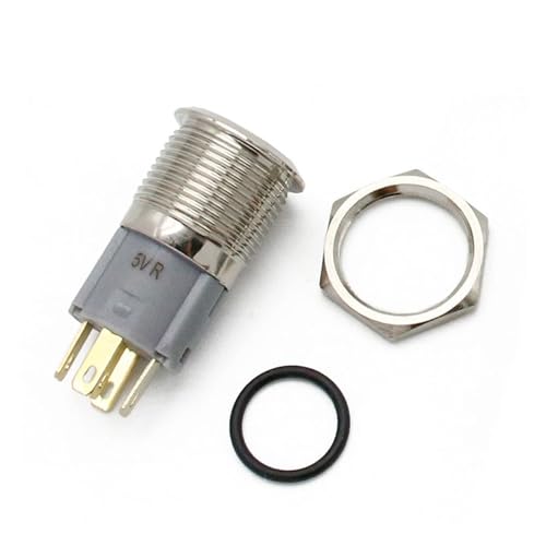Interrupteur moteur et PC résistant à l'eau 16mm à LED verte - 3