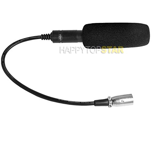 6 pulgadas profesional XLR 3 pines micrófono direccional sonido hablando Mike tubo de voz para cámara de vídeo digital videocámara EX1R XF100 XF300 105
