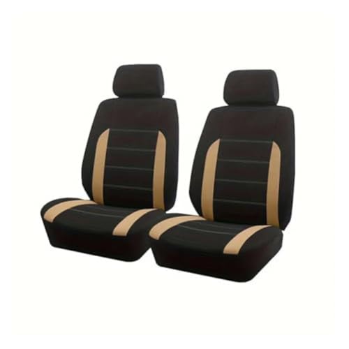 Fundas de cojín transpirables para VW Arteon, protectores de asiento delantero color beige