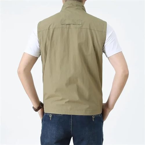 Men's Outdoor Work Vest Tactical Vest Men's Hiking Fishing Sleeveless Jacket Fishing Vest3