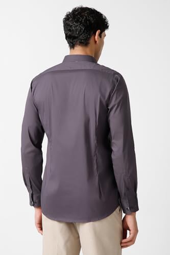 Image of Van Heusen Formal Slim Fit Shirt for Men | Solid | High Stretch Cotton Lycra | Full Sleeves | Ease of Movement