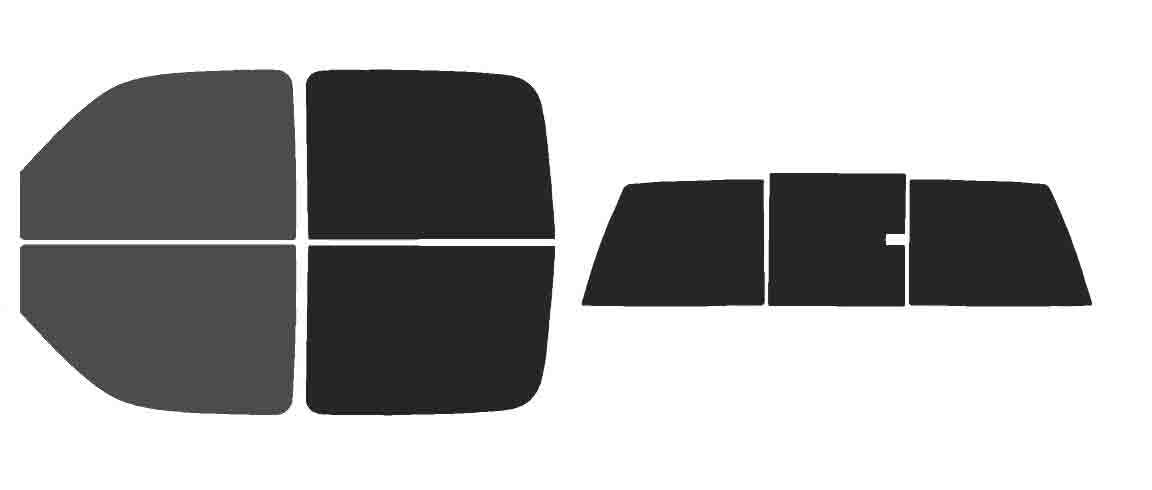 The Tint Effect Precut Window Tint Kit Compatible with Chevrolet Silverado 1500 Crew Cab Truck (1999-2006) &amp; (2007 Classic)(Full Truck 30% Front / 15% Rear and 3 piece Slider) Automotive Film