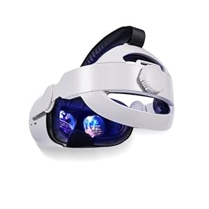 GetD Comfort Head Strap for Oculus Quest 2,Replacement for Elite Strap,Super Soft Foam and Skin-Friendly PU Surface, Lightweight and Adjustable VR Accessories Compatible with Oculus/Meta Quest 2