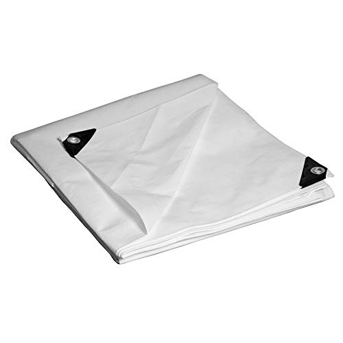 8' x 10' Foremost Tarp 30810 White Dry Top HD White 10-Mil Heavy Duty Tarp