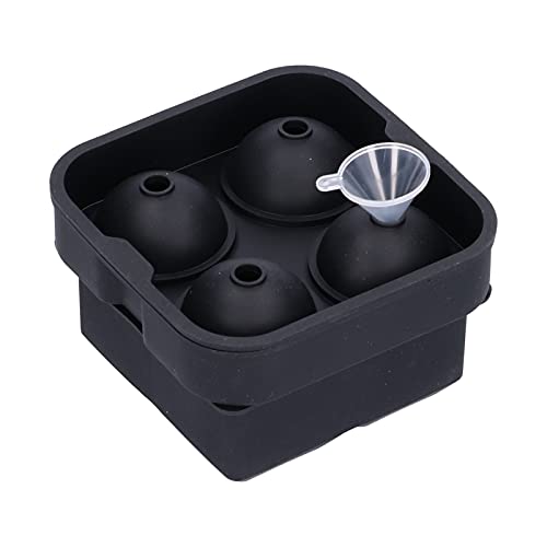 Molde de Hielo Silicona 2 Piezas 4 Rejillas Negro miniatura 6