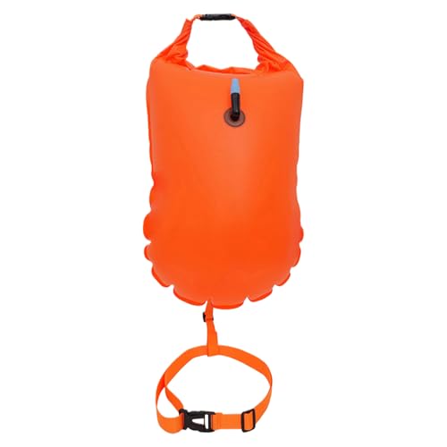 Boyante de Natación - Bolsa Flotador Ligera para Piscina | Alta Visibilidad y Antideslizante con Correa Flexible para Buceo, Playa, Mar, Lago, Piscina