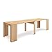 Skraut Home | Extendable Console Table | Folding Dining Table | 300 | For 14 diners | Folding table | Modern Style | Oak
