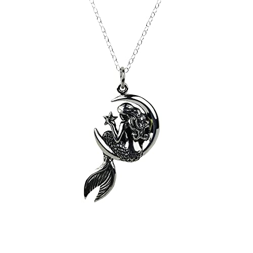 FashionJunkie4Life Sterling Silver Moon Necklaces for Women
