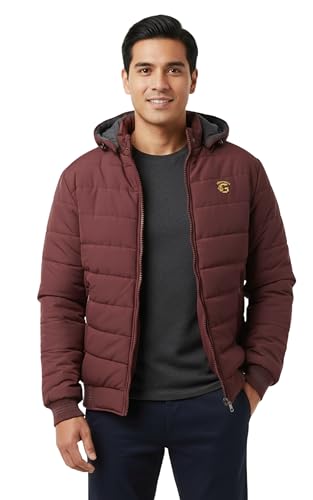 Image of Export Quality Reversible Puffer Jacket in GLD Material best for Winterwear /Hiking /Biking /Camping /Mountaineering /Fashion & Casual Wear(Control Temperature up to 3 Degree Celsius)(3C)
