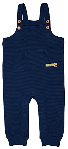 Pantalones de peto para niños unisex de algodón con textura Rippenstruktur para el juego diario