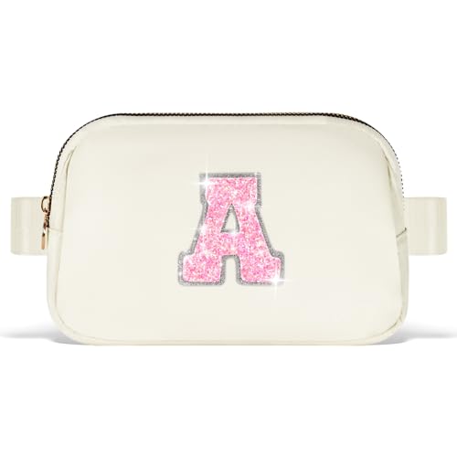 Image of Uygafly Gift for Teen Girls Kids Daughter Her - Birthday Gifts for 3 4 5 6 7 8 9 10 11 12 13 Year Old Girls,Fanny Pack Crossbody Bag Purse Belt Bag Cute Trendy Stuff | Cream,A