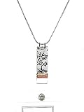 Tree Of Life ID Badge Holder Lanyard Silver Chain Necklace