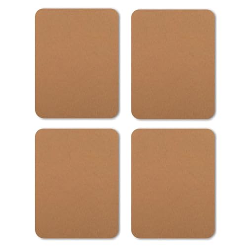 Paquete de 4 parches de reparación de tela de nailon, kit de reparación de tela de sarga autoadhesivo, cinta de reparación de lino impermeable para sofás, muebles, ropa, bolsas (camello)