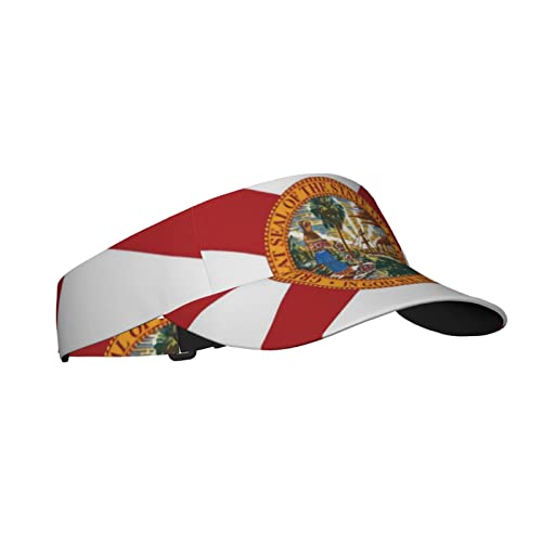 Image of Cute Funny Flag Hat Women Men Adjustable Flag Sport Sun Visor Hat Summer Fashion Sun Cap Beach Flag Hat
