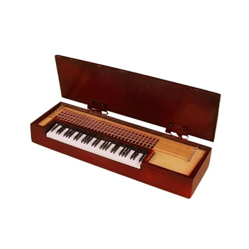 Modèle de clavicorde miniature Mini réplique d'instruments de musique de clavicorde
