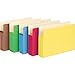 Smead File Pocket, Straight-Cut Tab, 3-1/2" Expansion, Legal Size, Assorted Colors, 5 per Pack (74892)