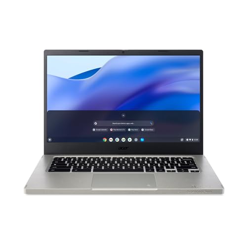 Image of acer Chromebook Intel Core i5-1235U (Chrome OS /8 GB /256 GB SSD /Intel Iris Xe Graphics) CBV514-1H with 35.5 cm (14 inch) FHD IPS Display, Cobblestone Gray, 1.4 KG