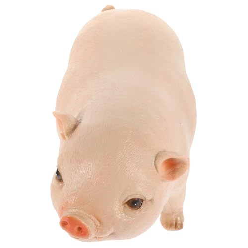 Figurine cochon miniature résine décoration intérieur jardin bureau