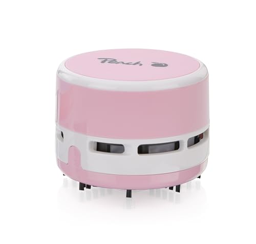 Peach Tischstaubsauger Pink - Mini Tisch Staubsauger mit hoher Saugkraft