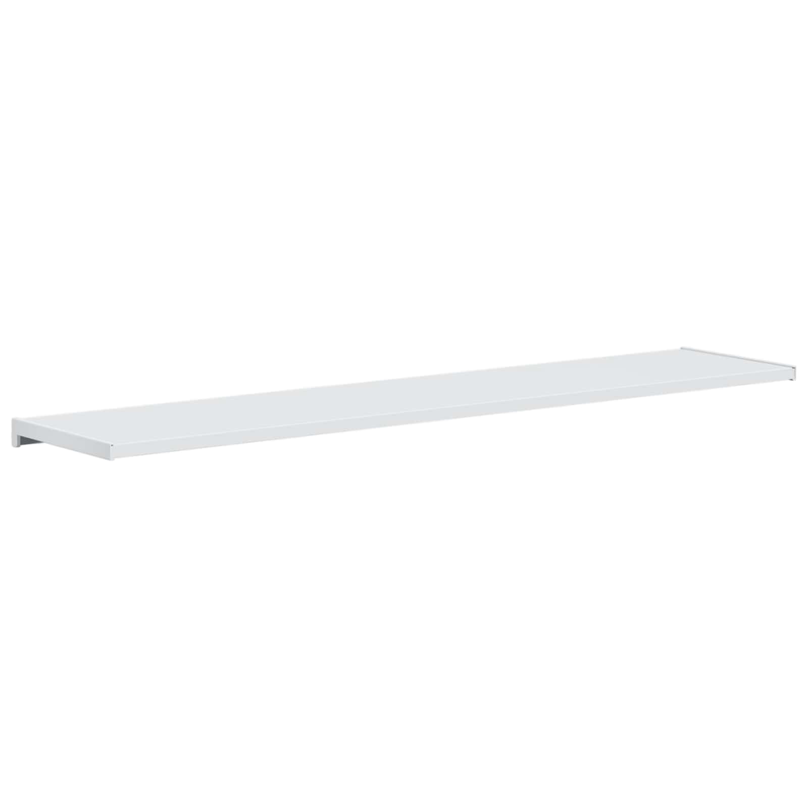 Biały wspornik okienny 120 x 35 x 4,5 cm PCW | Odporny na wilgoć, łatwa do czyszczenia gładka powierzchnia, instalacja klejem, do użytku wewnątrz i na zewnątrz