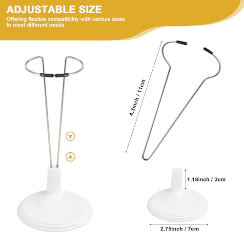 Lightstick Stand 2 Pack White Holder for Official Lightsticks Fits Complicable with Stray Kids|Enhypen|Ateez|Twice|Kpop