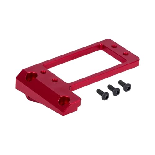 RC Car Accessories for Vanquish for Capra for LCG 1/10 F9 Offset Portal Axle DIY for Chassis Low Center of Gravity Servo Mount RC Crawler Accessory Replacement(Red)