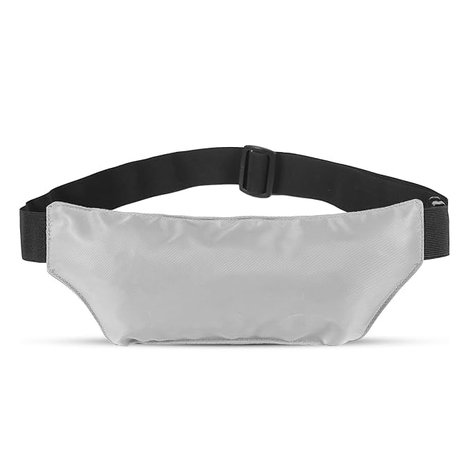 Waist Bag Sports Bag Gym Bag, Backpack and Multi Utility Bag (Waist Pouch Silver)-image-1