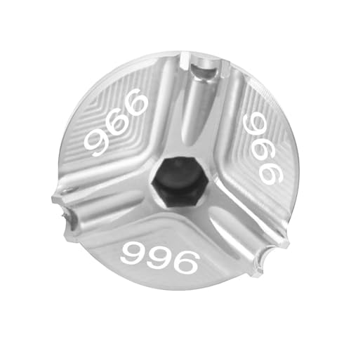 Cubierta de tornillo de tanque de aceite M19x2,5 que previene molestas fugas en tu moto 996