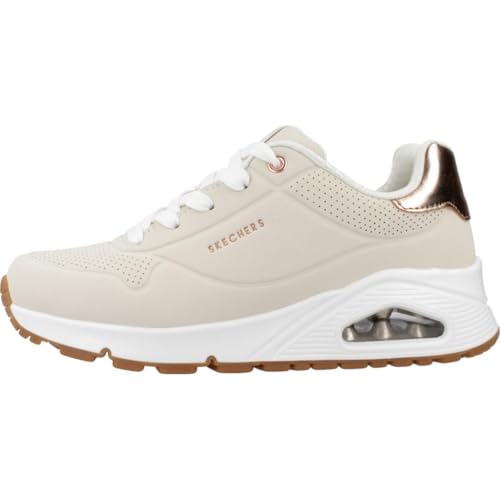 Image of Skechers Girl Uno Gen1 Shimmer Away Lace Up Shoe