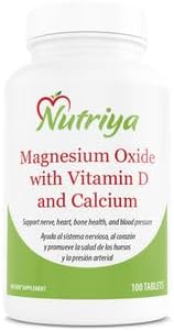 Nutriya Magnesium Oxide with Vitamin D3 and Oyster Calcium