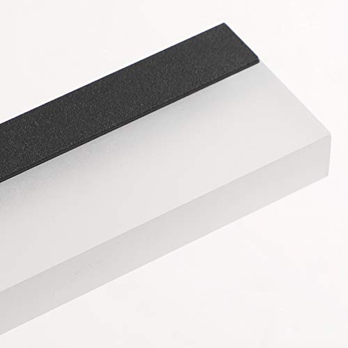 Image of SOLFART 18Inch LED Vanity Light Bathroom Light Fixtures Over Mirror Black Vanity Lights for Bathroom Modern Lighting Fixture ND