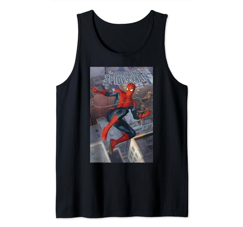 Débardeur Spider-Man au motif vintage Aunt May In Danger imprimé en haute définition