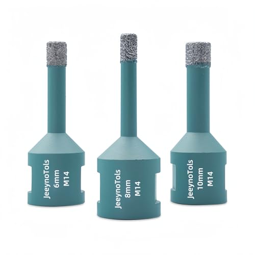 JeeynoTols Diamant Fliesenbohrer 6/8/10mm - 3 stücke M14...