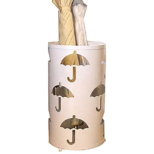 Paragüero rectangular blanco ideal para decorar y organizar la entrada de tu hogar u oficina