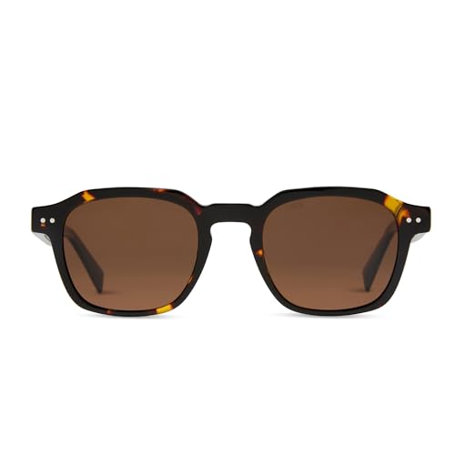 Image of KIAURA Lautner Premium UV400 Polarized Sunglasses, XL & Original Sizes, Shape Memory Acetate Frames, Scratch-Resistant Lenses