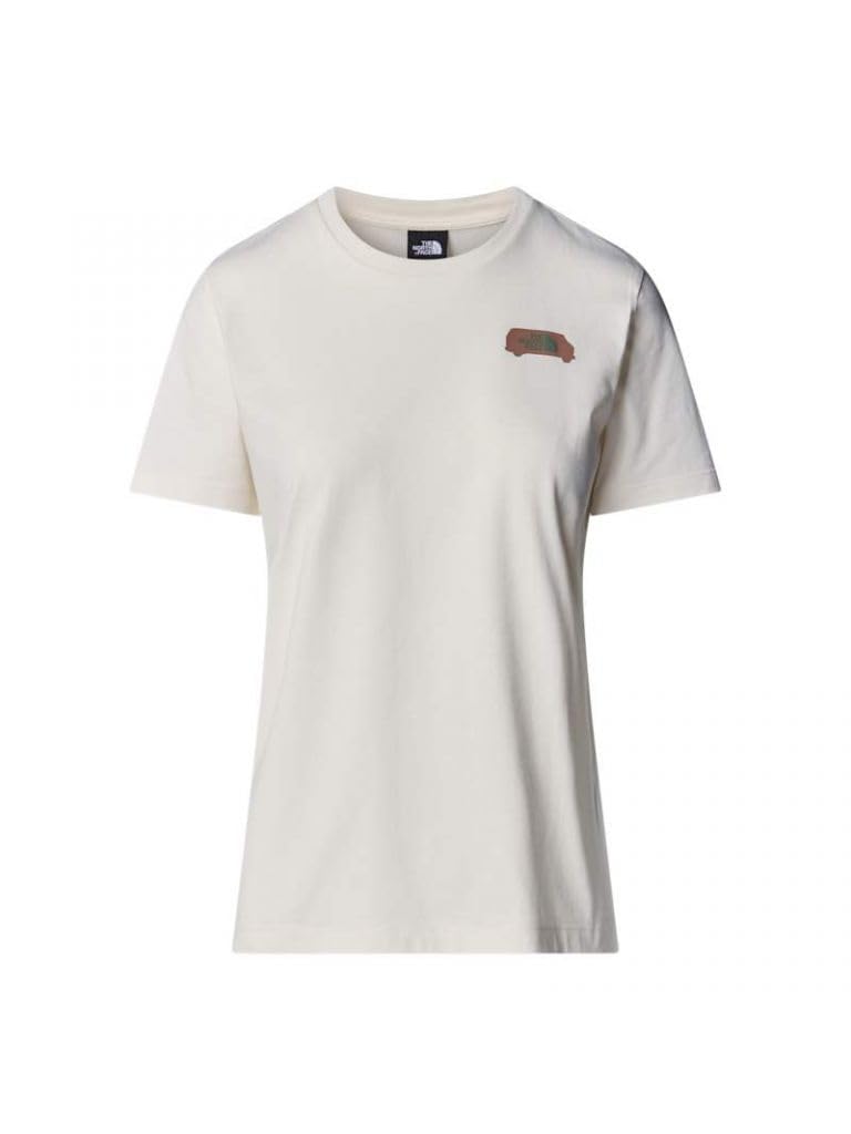 The North Face Women's SS Outdoor Graphic T-Shirt White Dune L