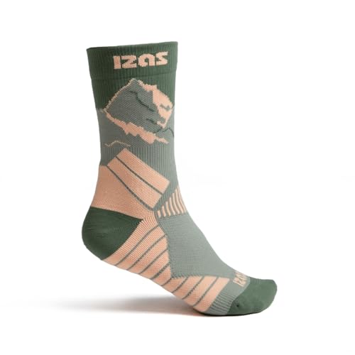 Izas Clay Calcetines de Montaña Térmicos para Senderismo y Trekking, Media Caña, Gruesos y Resistentes, Ajuste Cómodo, Pack de 1 Par, Ideal para Climas Fríos y Actividades Outdoor