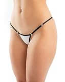 Sexy Locker Women's Micro Thong Breakaway Adjustable Low Waist 70104W White