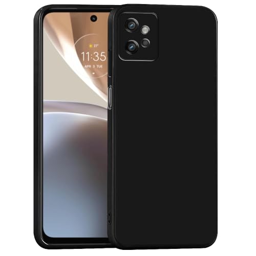 Image of Back Cover for Motorola Moto G32 4G | Full Camera Protection | Premium Liquid Silicon Case | Flexible Bumper Case for Motorola Moto G32 4G (Black)