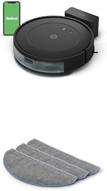 Bundle of iRobot Roomba Essential Robot Vacuum and Mop Combo (Y0140) w/iRobot® Roomba® Essential Robot Replenishment Kit