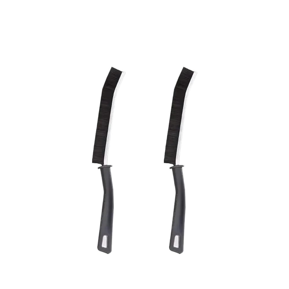 Sunrrafck Black-2Pcs 1-5Pcs Durable Grout Gap Cleaning Brush For Kitchen Toilet Tile Joints Dead Angle Hard Shower Floor Line Bristle Cleaner(Black-2Pcs)
