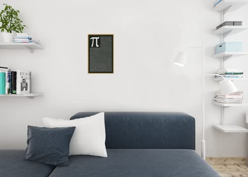 Image of Pi Poster Math Poster For High School Mathematics Classroom Decoration Cool Wall Art Print Poster 12x18